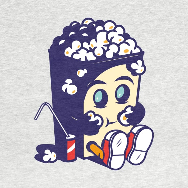 Movie Fan Popcorn Monster by propellerhead